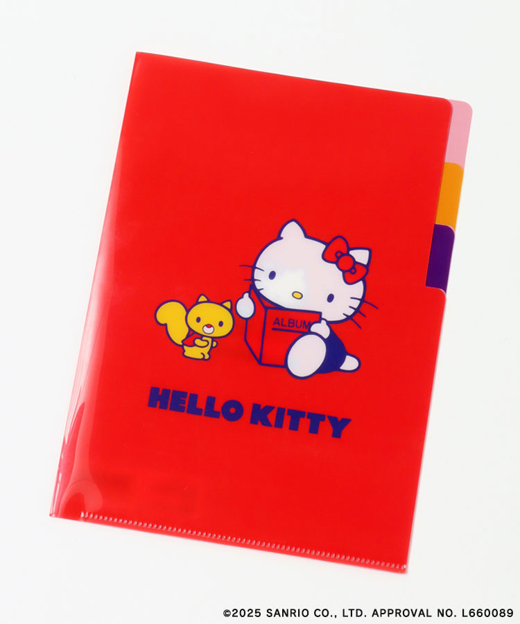 レトロサンリオキャラクターズクリアファイルA5 3P ファイル 文房具