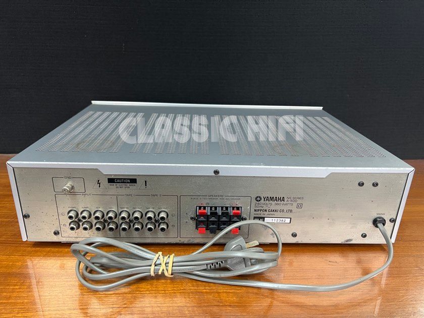 YAMAHA A-500 アンプ シルバー YAMAHA A-500 アンプ シルバー