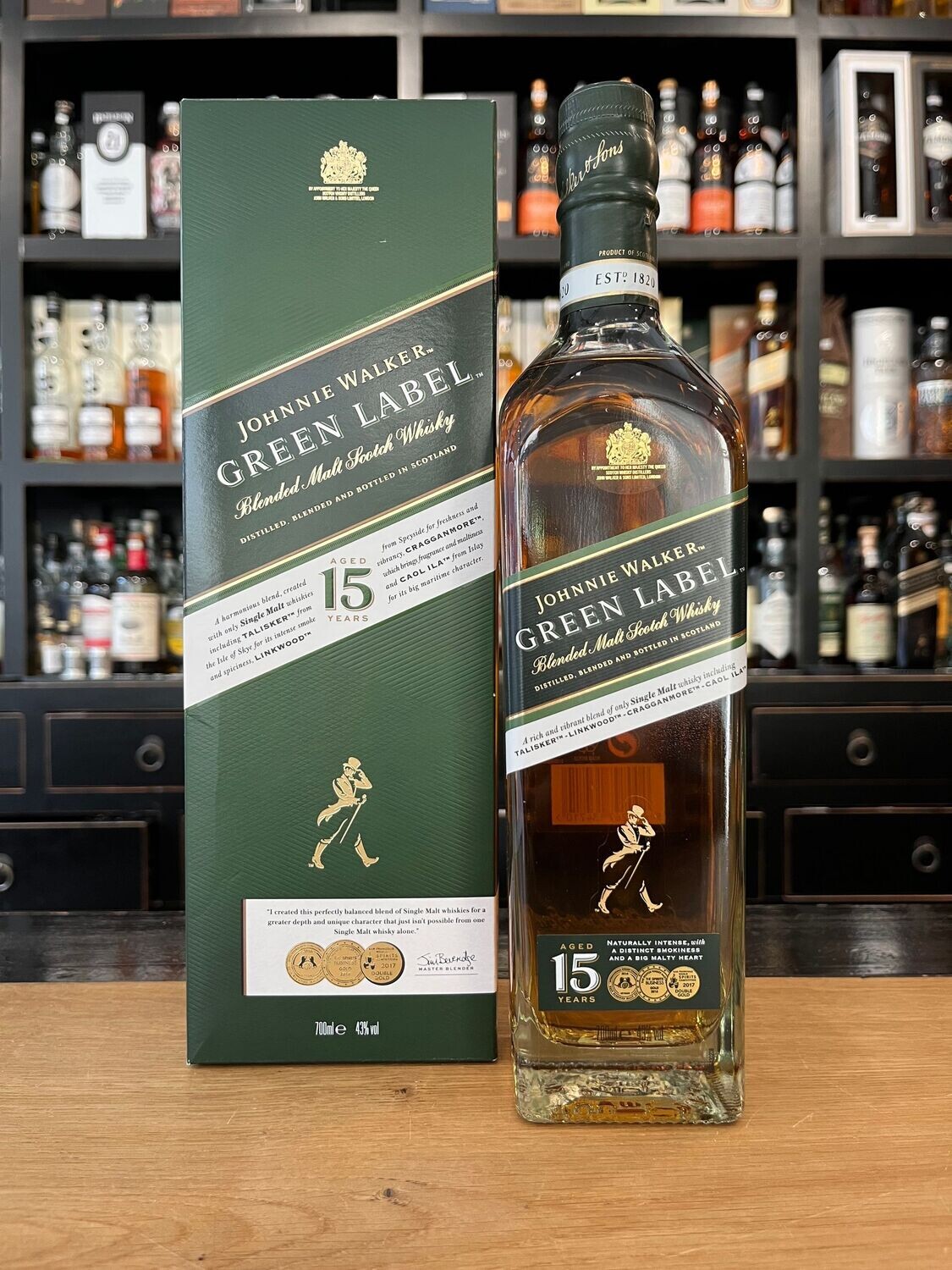 古酒1970年代1L ジョニーウォーカーBLACK LABEL白紋章 金キャップ