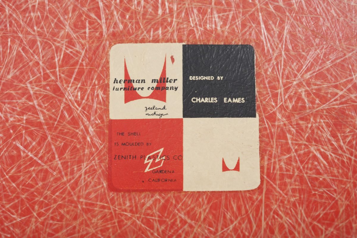 イームズシェルチェア ハーマンミラー フレイムロゴ イームズシェル