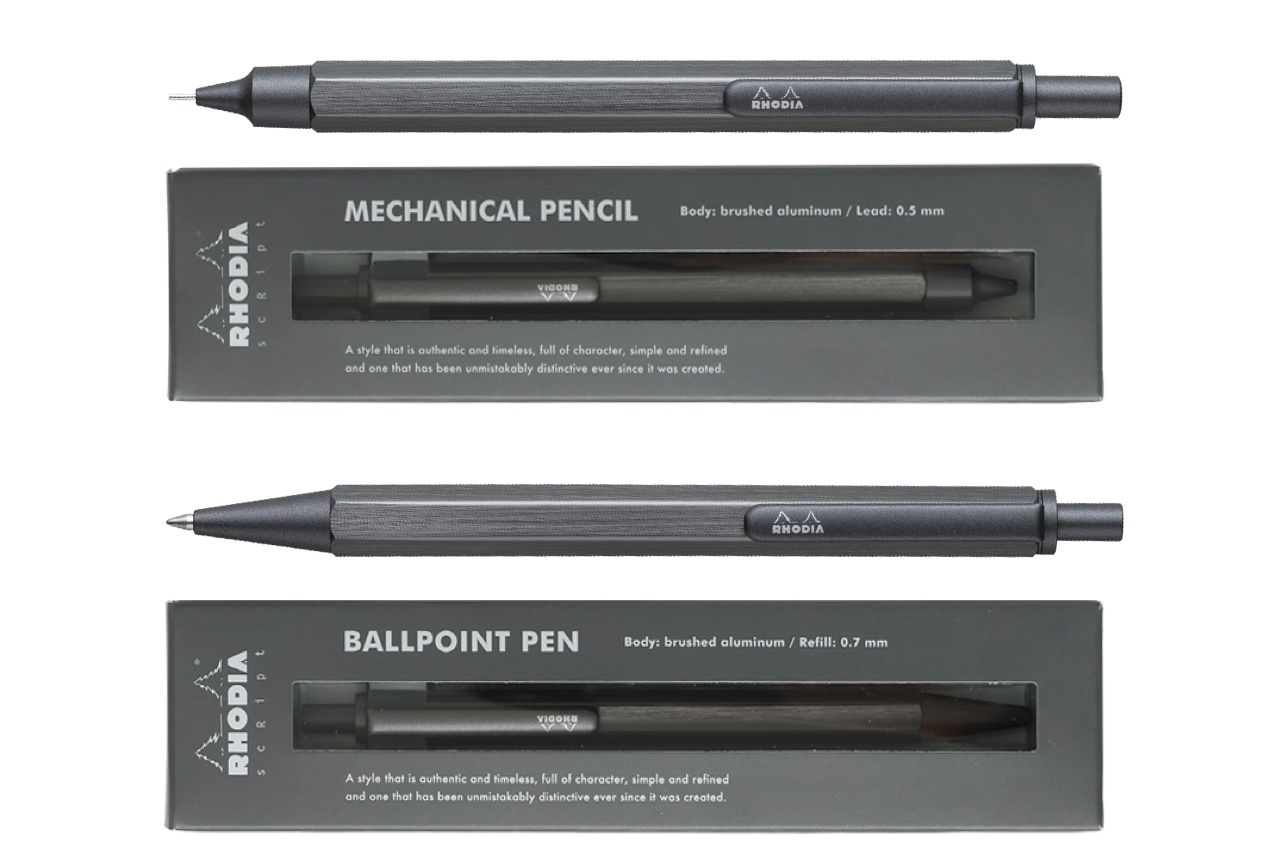 シャープでミニマルなデザインが人気のロディア「スクリプト」に