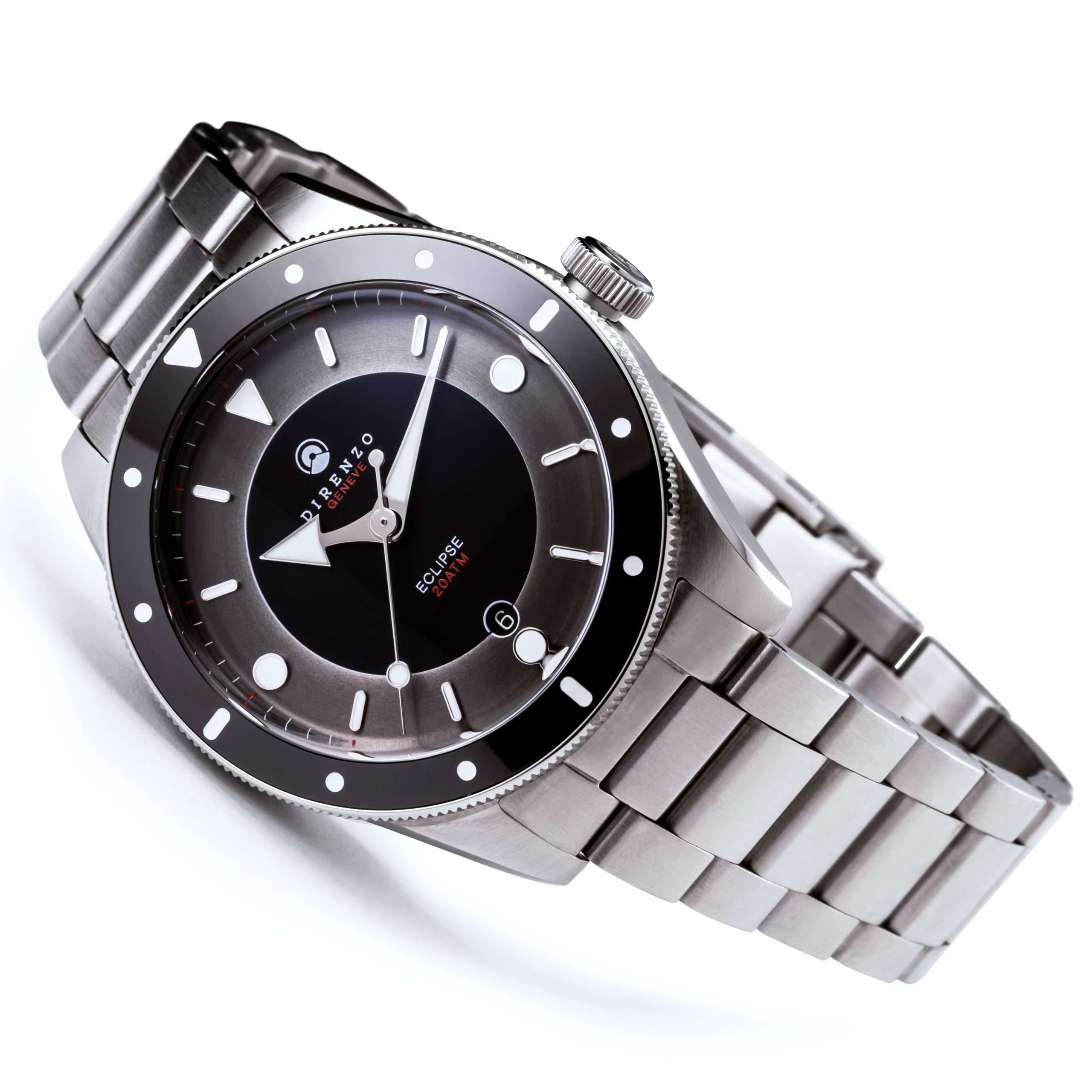DRZ 03V2 Eclipse Black (date) - Direnzo Watches