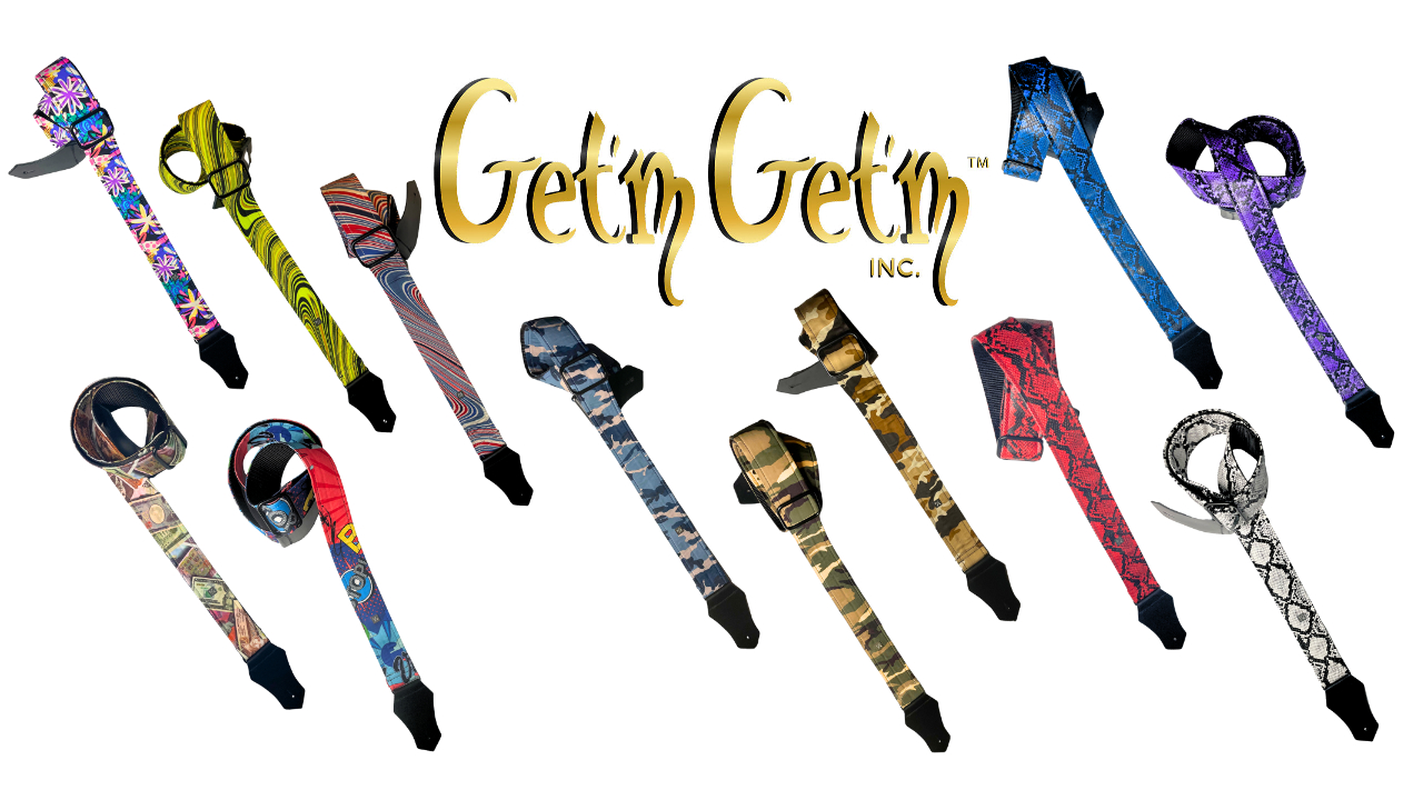 ギターストラップブランド『Get'm Get'm』の取り扱い開始！