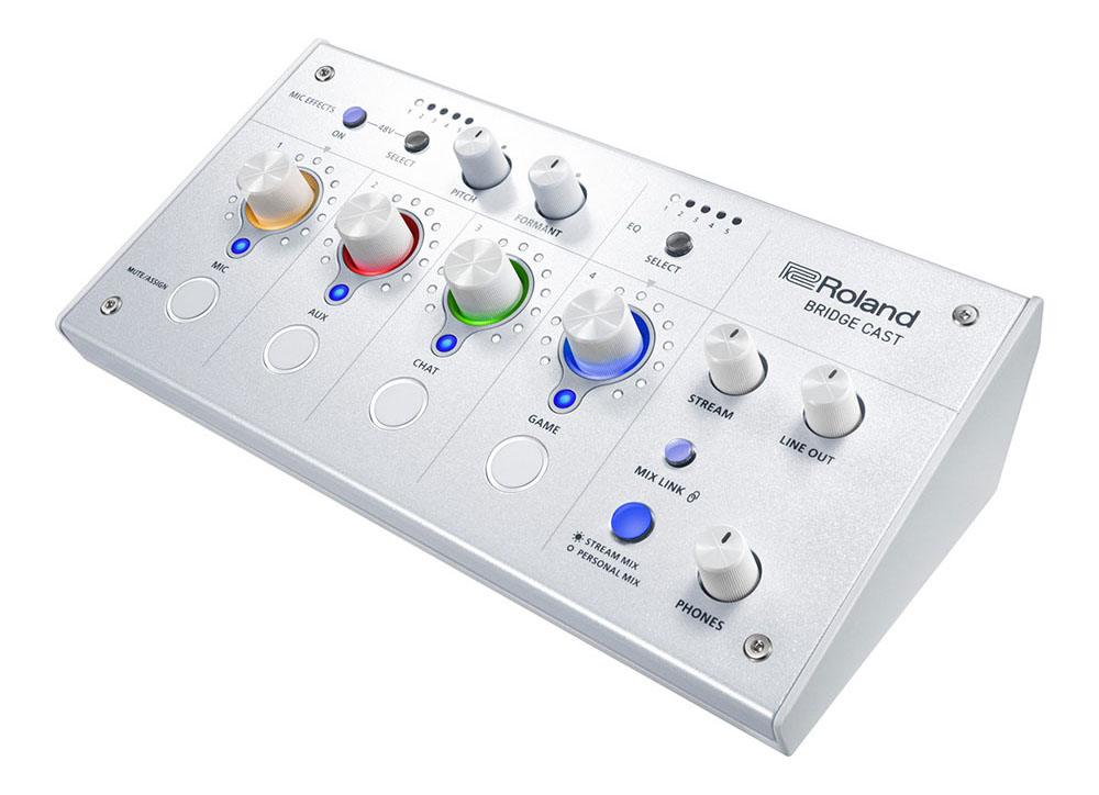 Roland（ローランド）からゲーム配信向けオーディオミキサー「BRIDGE