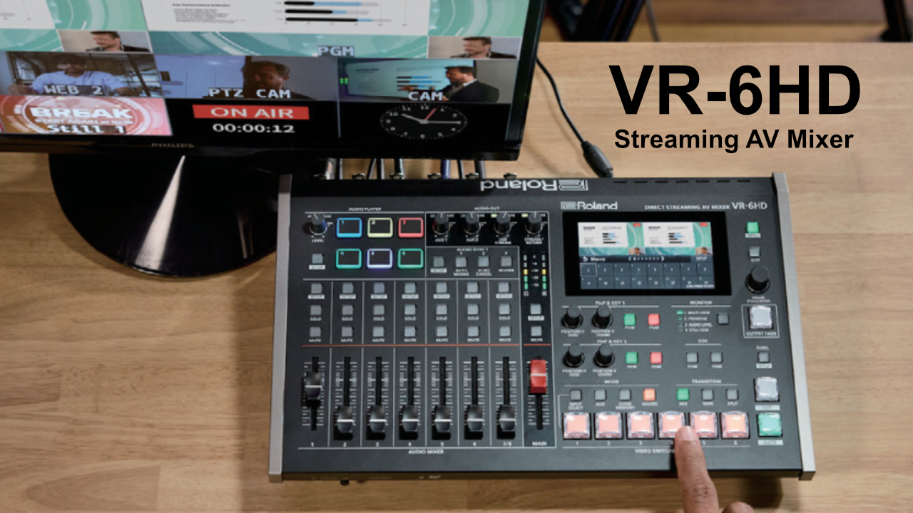 Roland VR-6HD デジタルミキサー【未使用品】 ローランドから