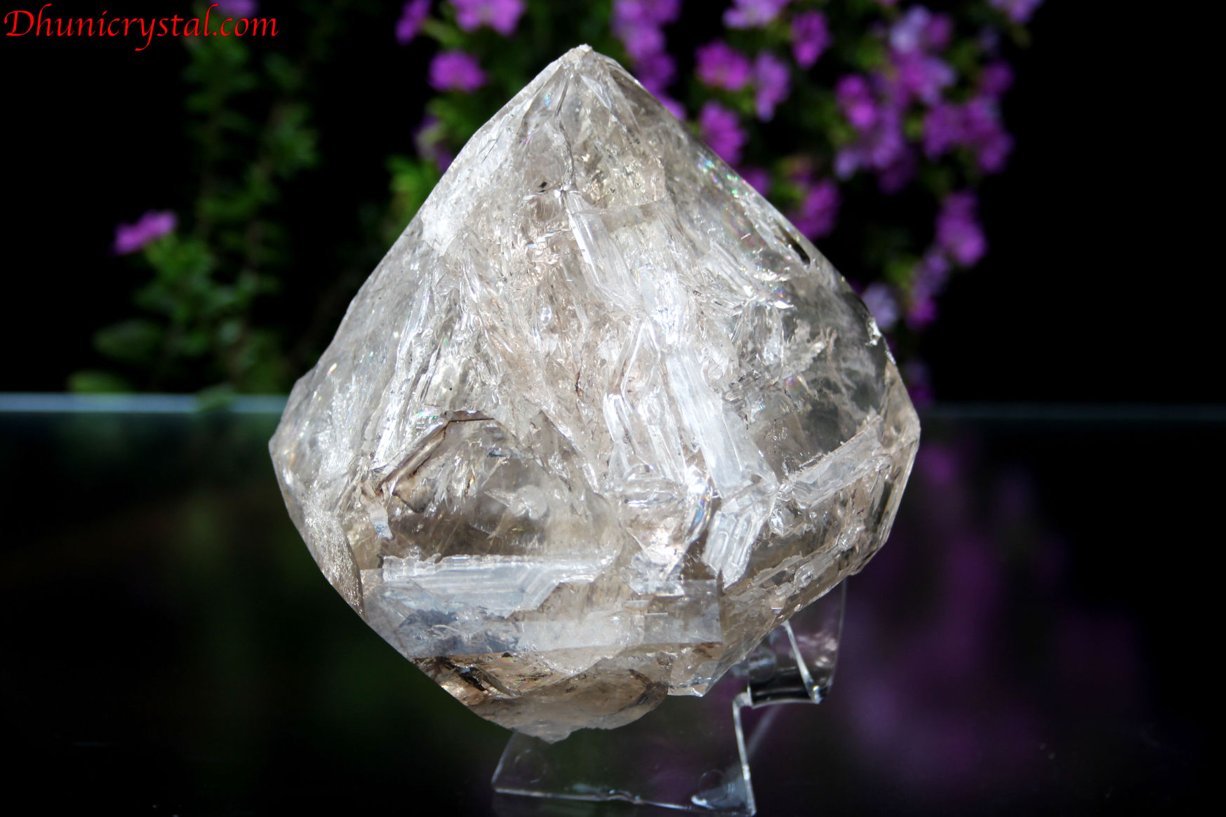 瓶入りルベライト原石とハーキマーダイヤモンド原石 レア 瓶入り