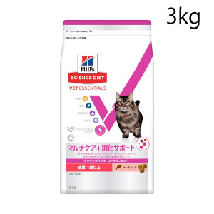 猫用 マルチケア＋消化サポート サーモン入り ＜成猫1歳以上＞(3kg