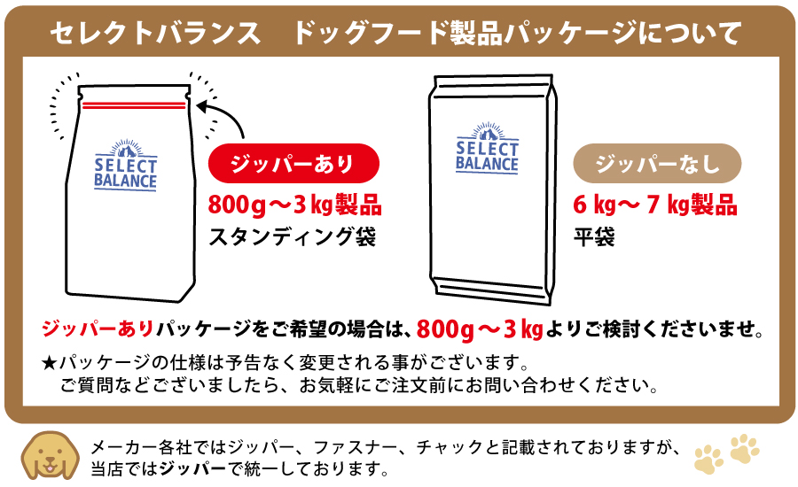 セレクトバランス パピー チキン小粒3kg