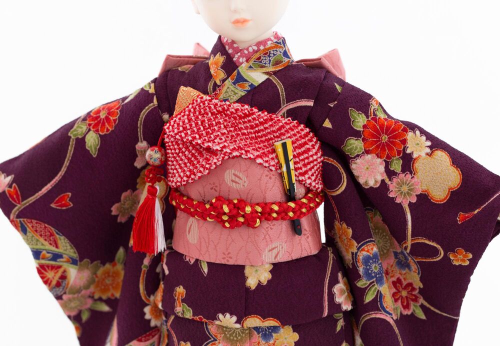 球体関節人形aya】 着物9点セット(鞠に桜・紫)｜DOLK（ドルク）