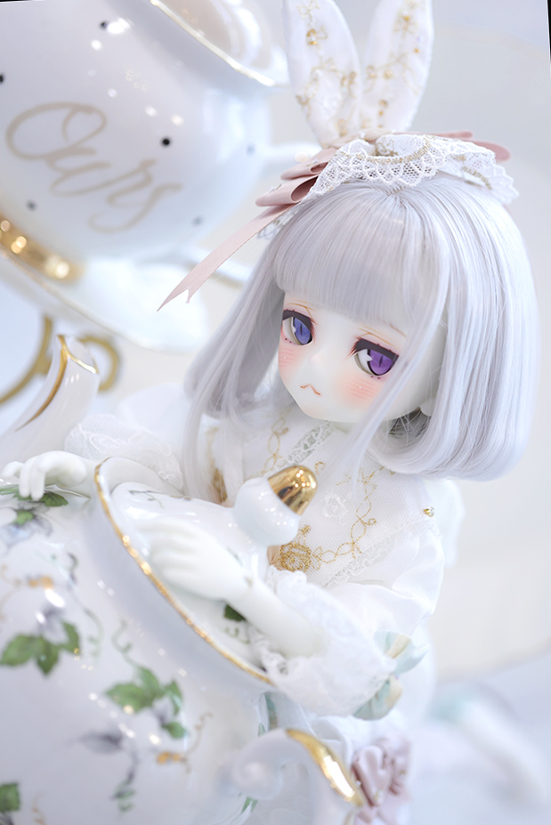 DOLK×Yutako×2D DOLL】Lengleng white Rabbit fullset ver. Limited
