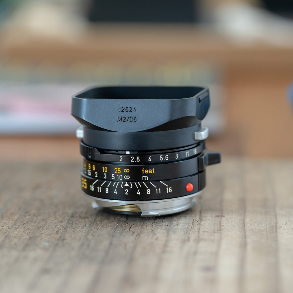 ライカズミクロン35mm 2F フード付第2世代6枚玉 ライカズミクロン35mm