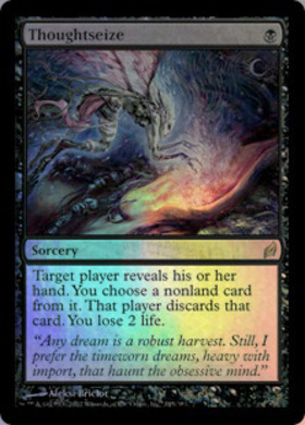 Foil】思考囲い/Thoughtseize MPS 英語 マスターピース 1 Foil】《思考