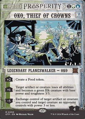 王冠泥棒、オーコ 日本語 拡張 foil ELD)Oko Thief of Crowns(F)/王冠