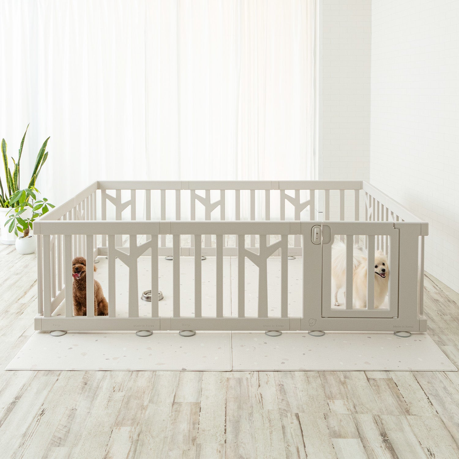 ペットサークル バーチ ドア付き 10枚セット | iFam（アイファム