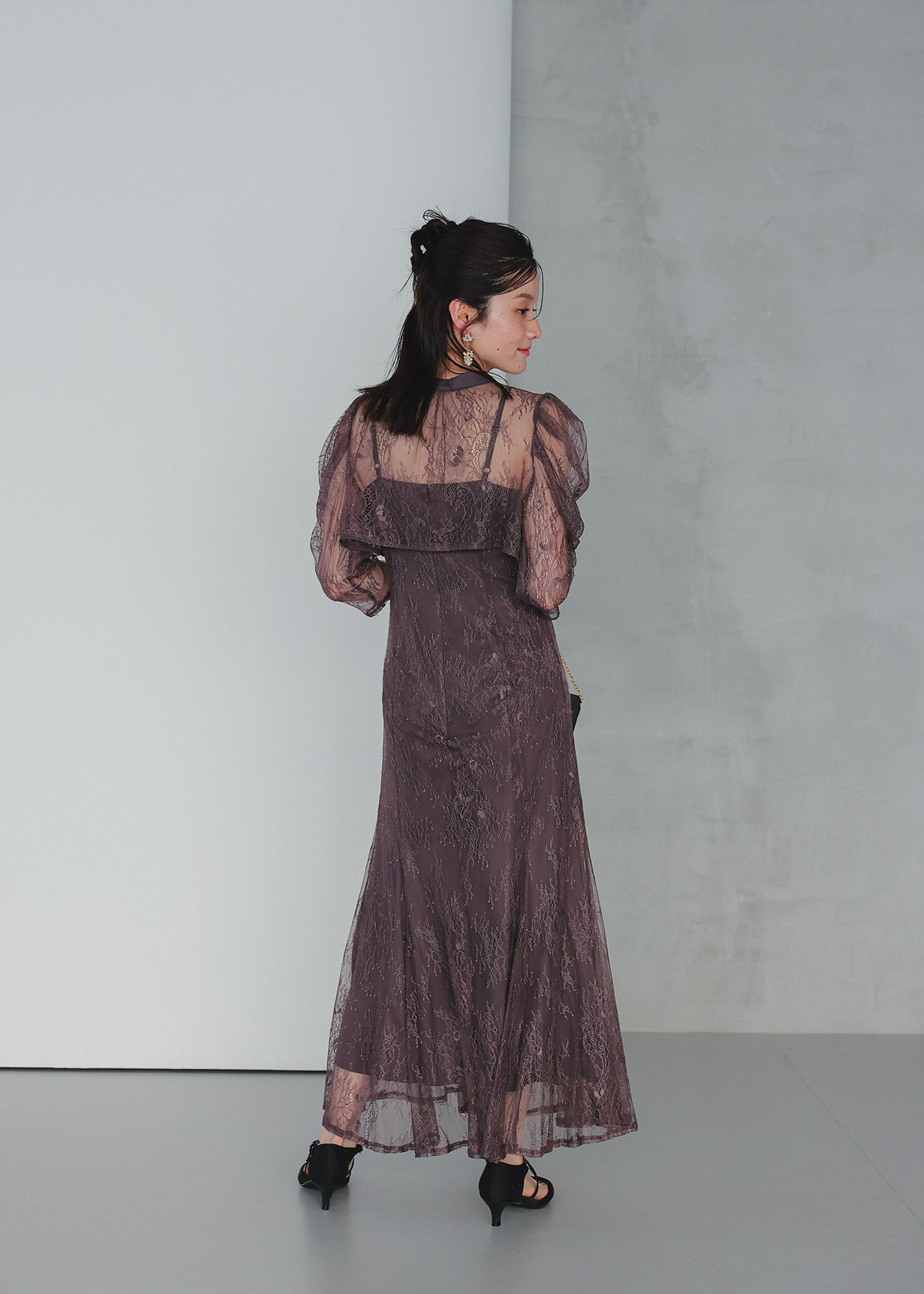 ボレロレイヤードレースドレス|DorryDoll