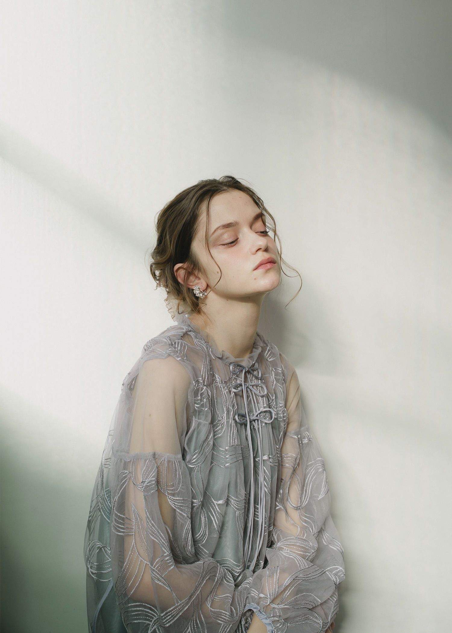 リボンエンブロイダリーレイヤードドレス オケージョンドレス リボン