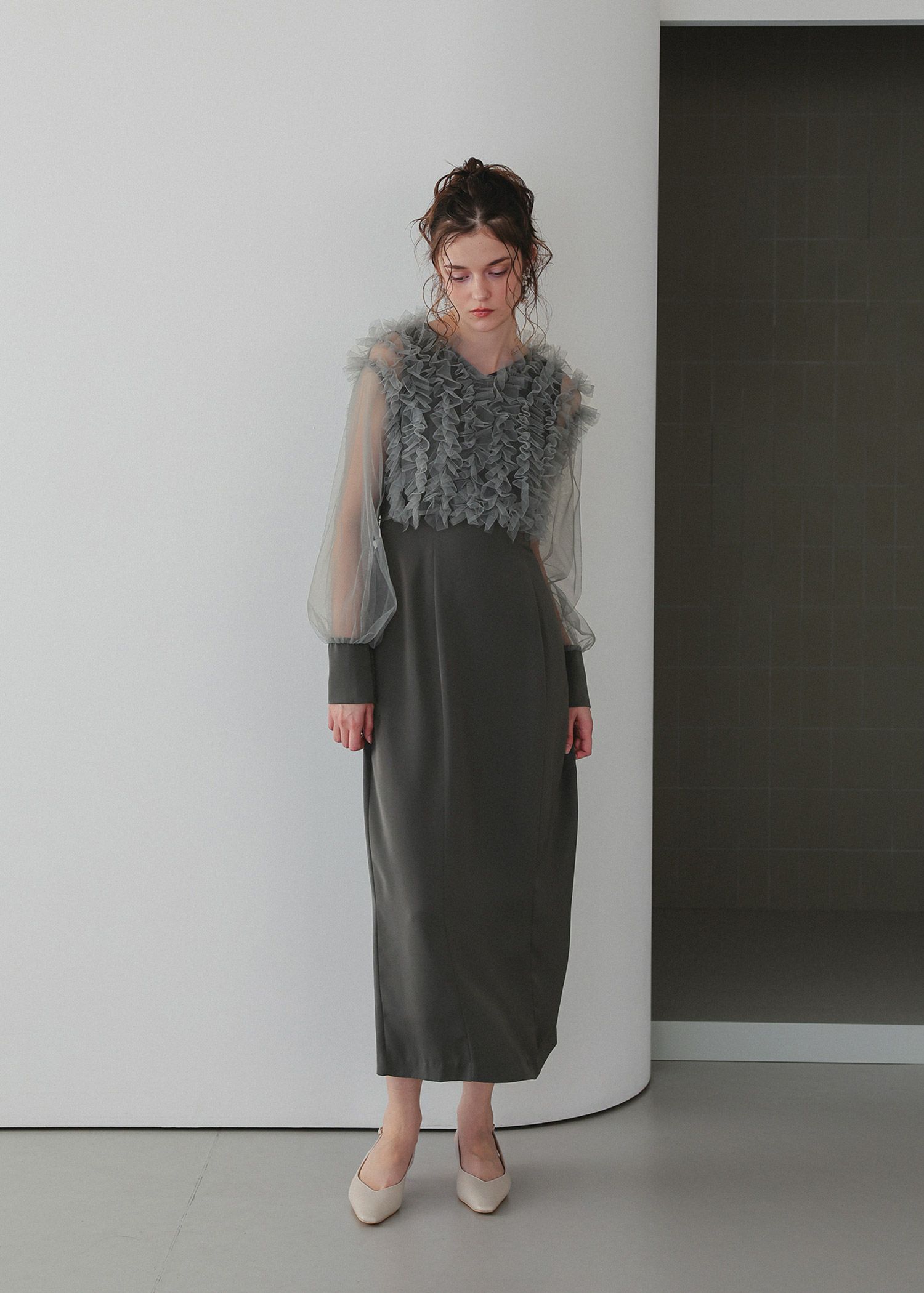 フリルブラウスセットドレス｜DorryDoll