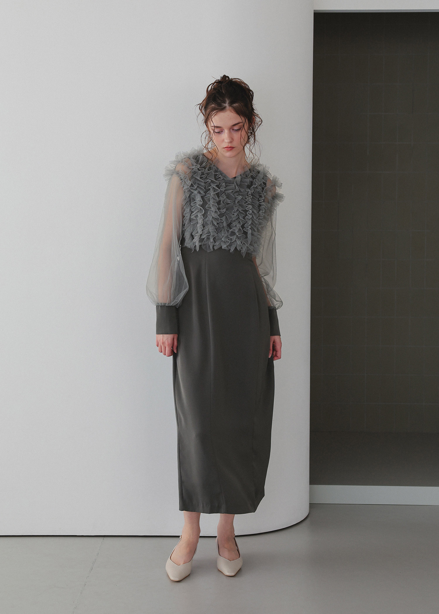 フリルブラウスセットドレス｜DorryDoll