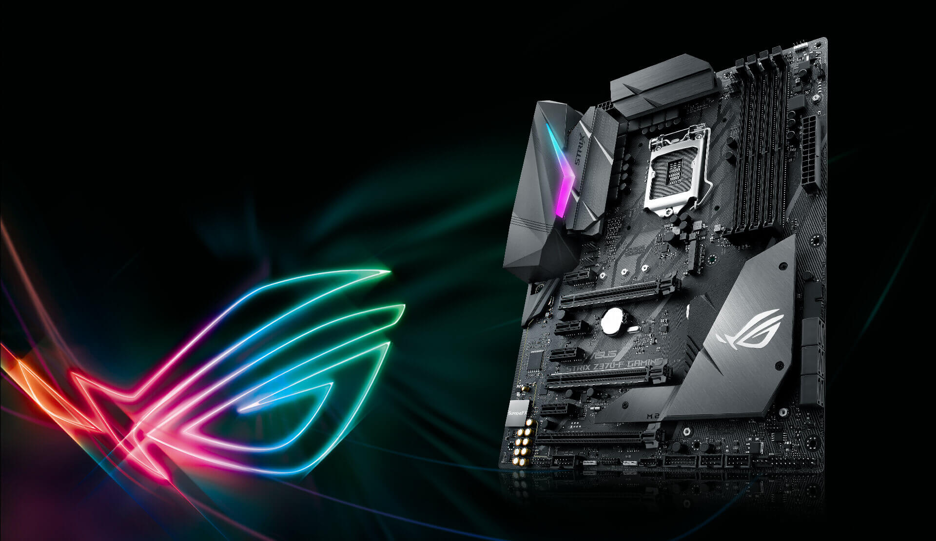 ROG STRIX Z370-F GAMING | Placas-mãe | ROG Brazil