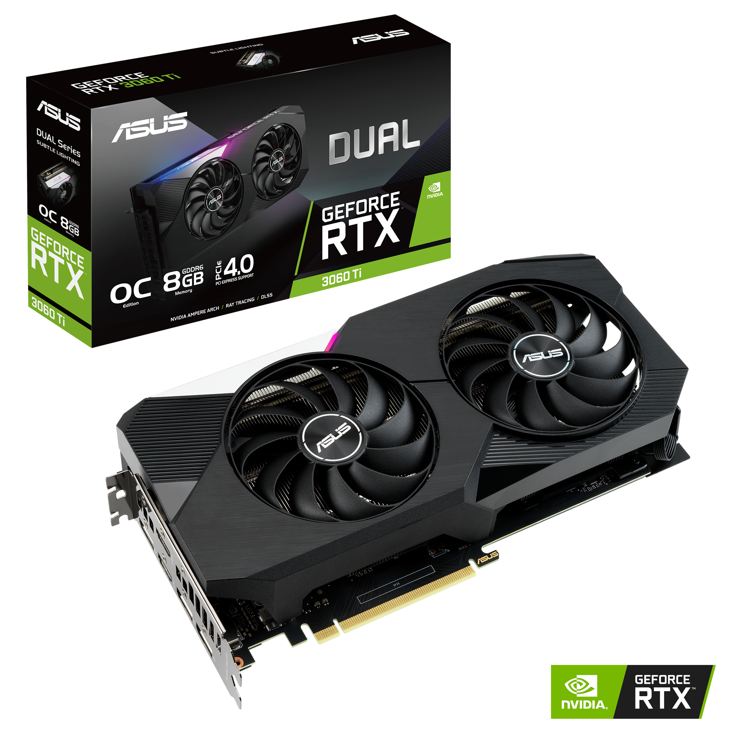 ASUS Dual GeForce RTX 3060 Ti OC Edition 8GB GDDR6 | Placa de Vídeo