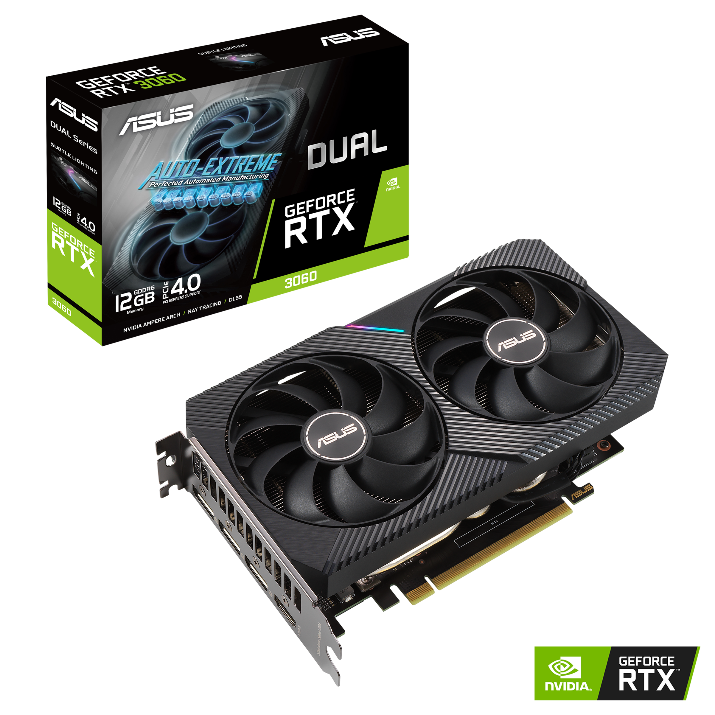 訳あり品』ASUS RTX3060 (PH-RTX3060-12G-V2) ASUS DUAL-RTX3060-O12G