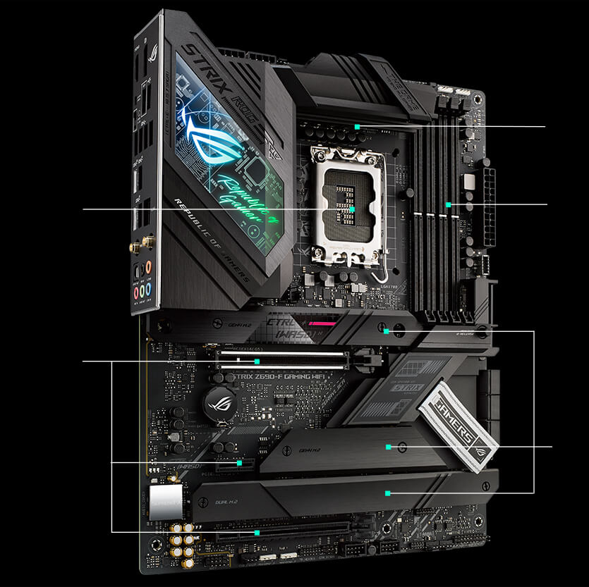 ROG STRIX Z690-F GAMING WIFI | ROG Strix | Gaming Motherboards