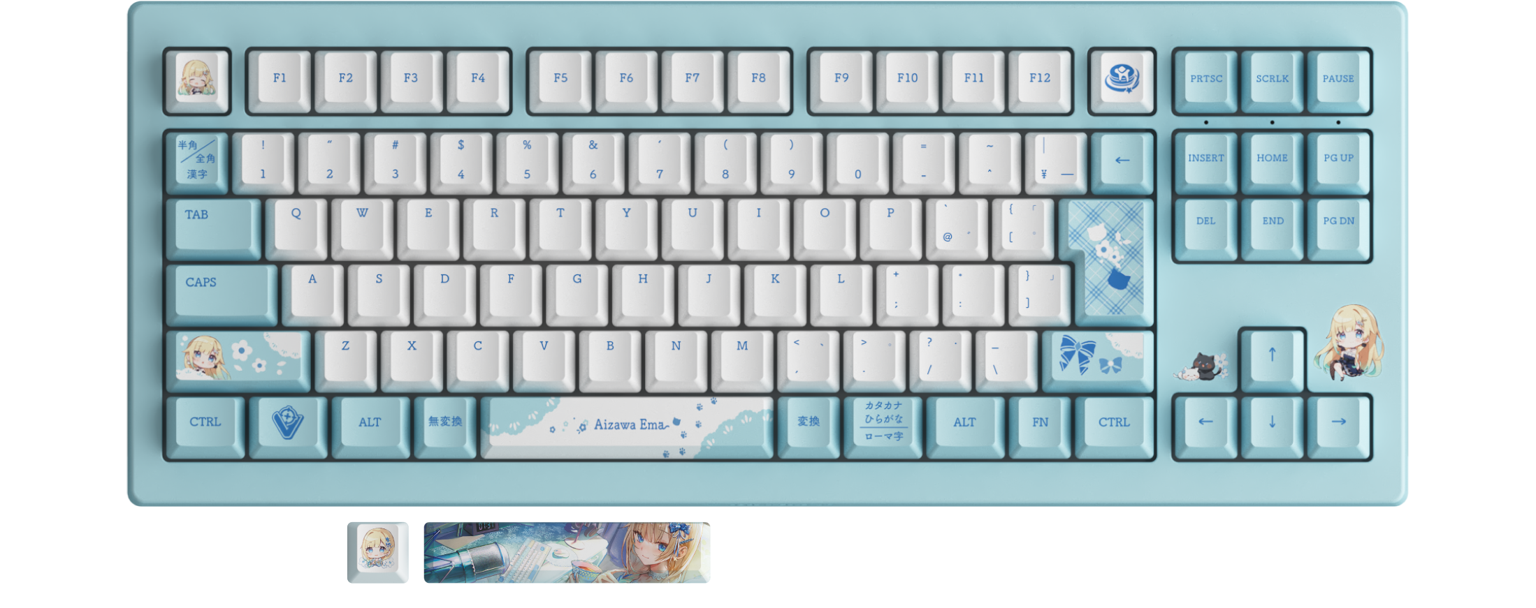 ゲーミングキーボード ぶいすぽ 藍沢エマ 藍沢エマ - VSPO! GEAR