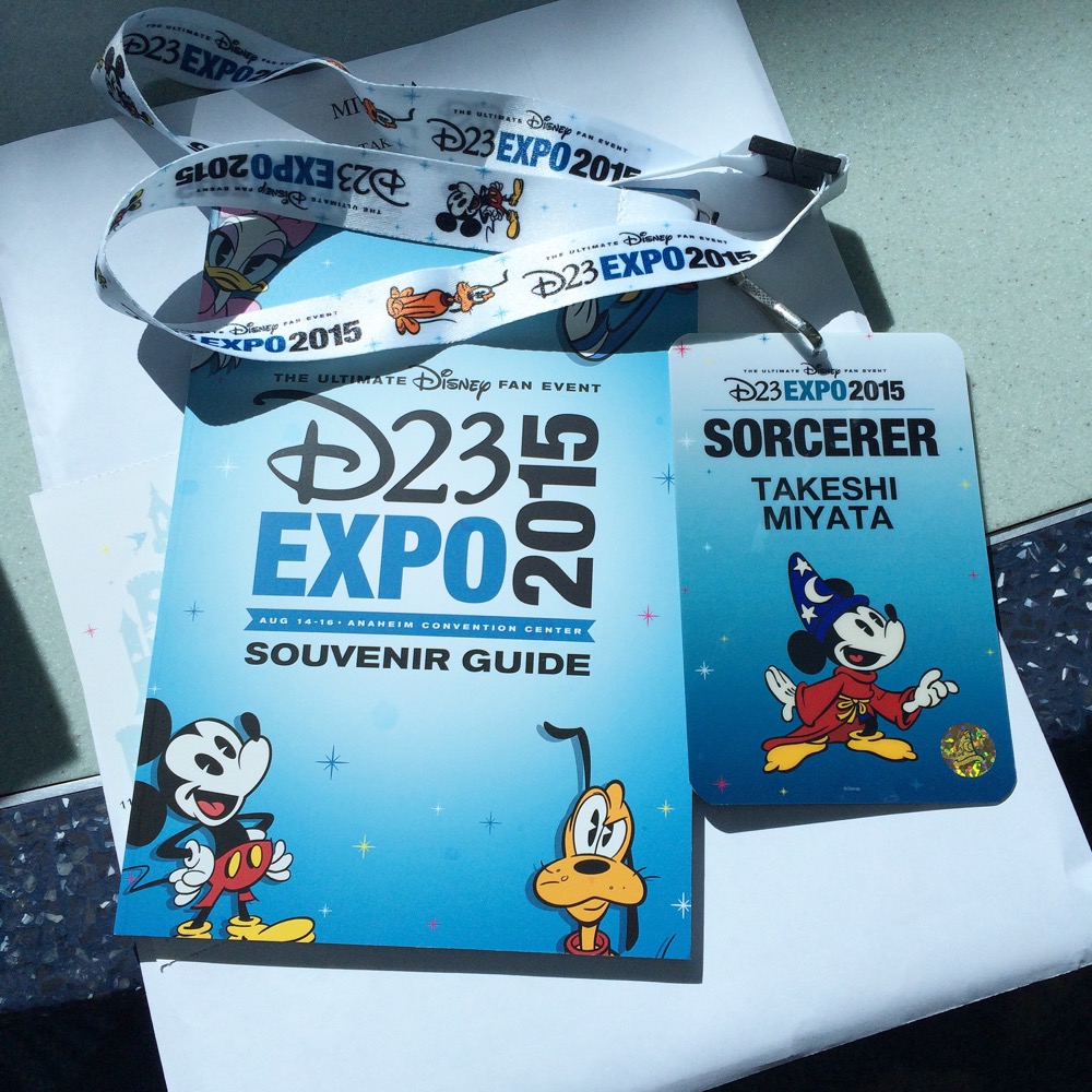 D23 Expo watch 2015/8/13 ソーサラーゲスト向けの内覧イベントに参加