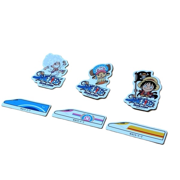 ONE PIECE新幹線 ダイカットステッカー6枚入: 鉄道グッズ│DISCOVER