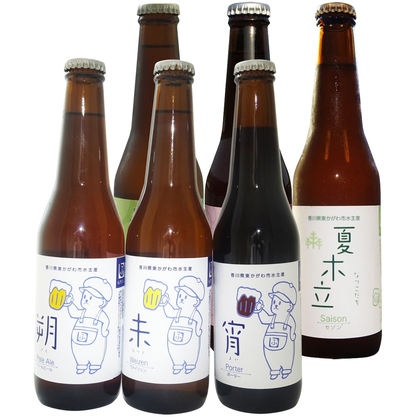 福繁食品醸造場】ビール（セゾン） 夏木立 330ml(夏木立6本): せとうち