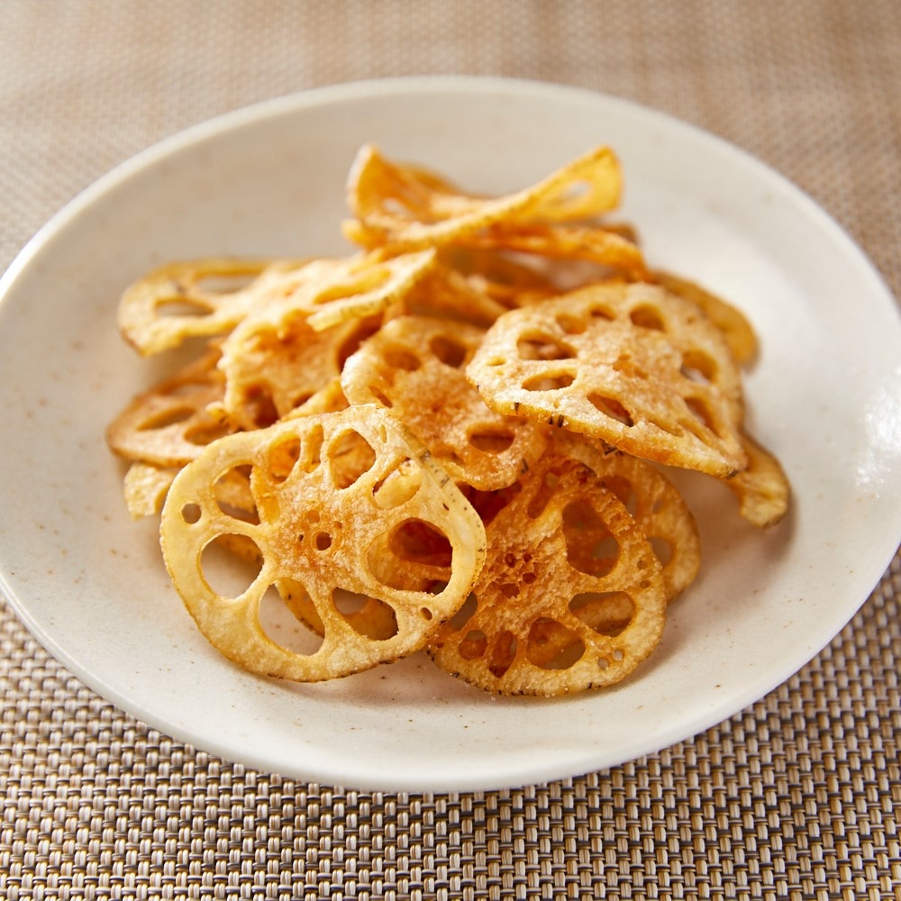 つまんでちょんまげ 岩国れんこんチップス うす塩味 30g: せとうち