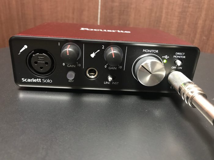 Focusrite Scarlett solo G2レビュー。値段を優に超えた赤い魔法