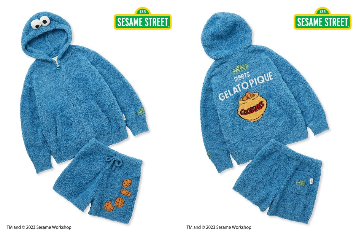 tomocoジェラピケプルオーバークッキーモンスター×エルモSサイズ各1点