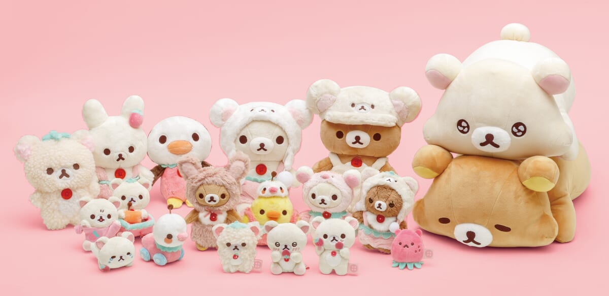 リラックマ おかしな遊園地 いちごないちにち ぬいぐるみセット 大好き