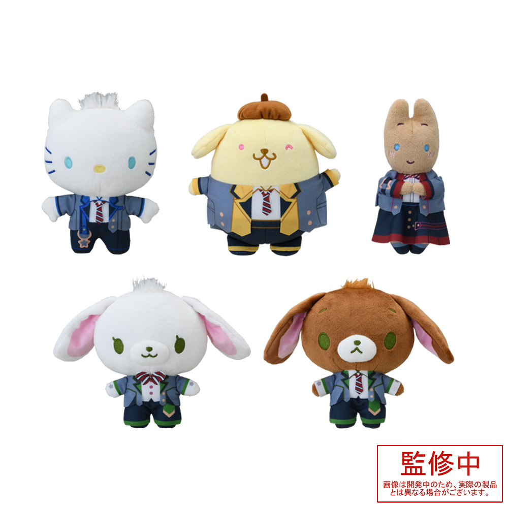 コラボ衣装を着たハローキティたちのぬいぐるみ！セガプライズ