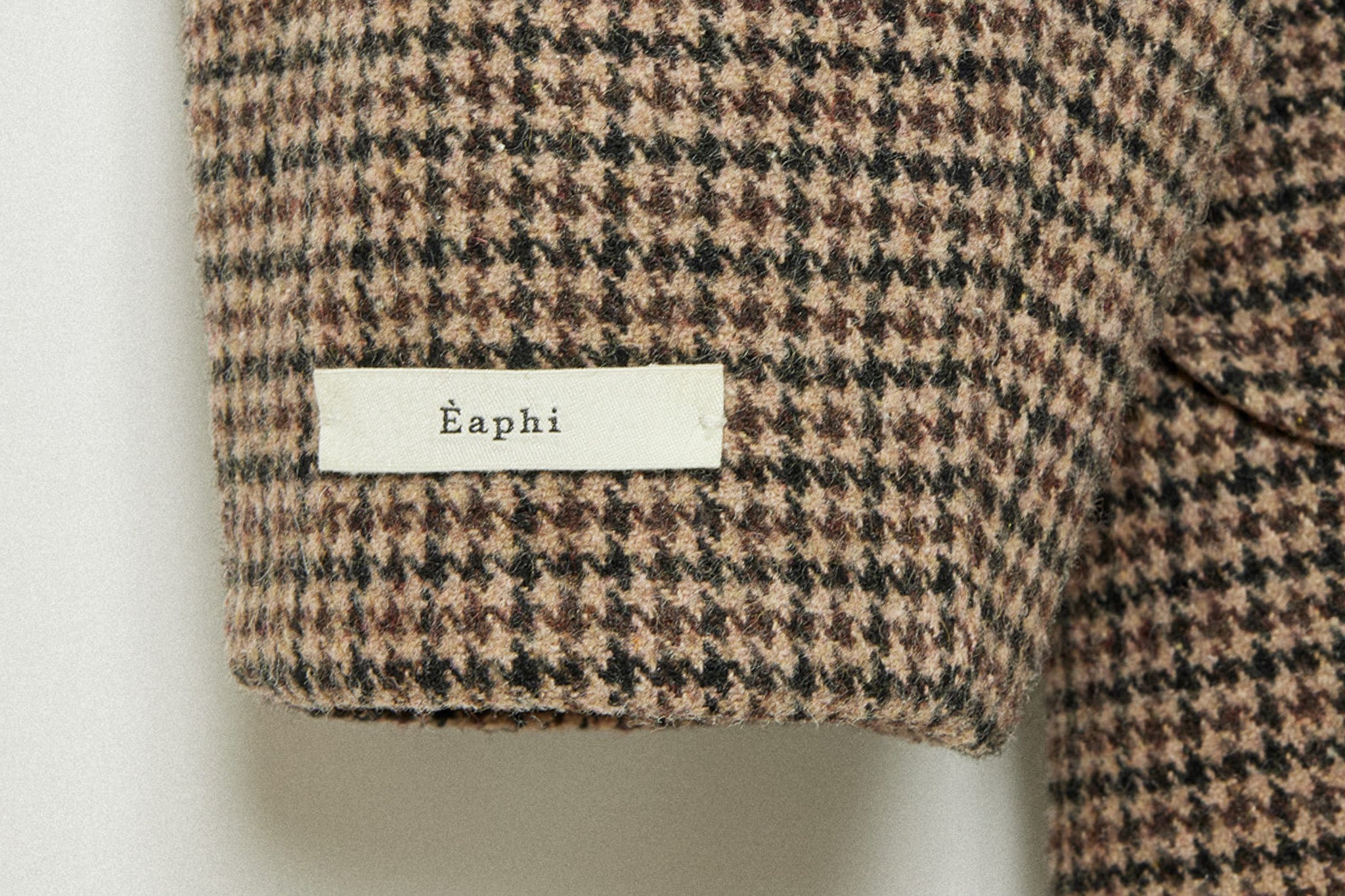 WOOL LIKE CHECK JACKET