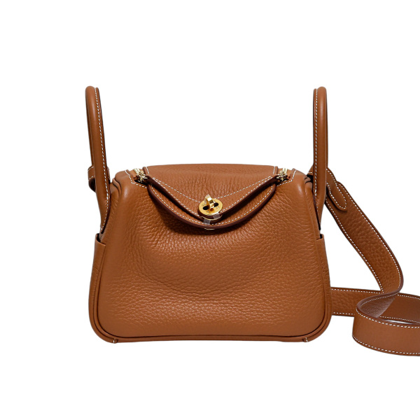 未使用] エルメス リンディ 26 トリヨンクレマンス ブラック イエロー