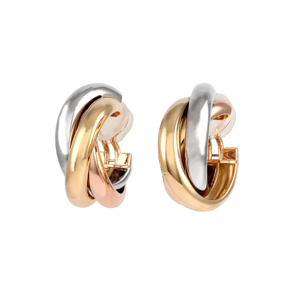 中古] カルティエ トリニティ B80083231 イヤリング J354833