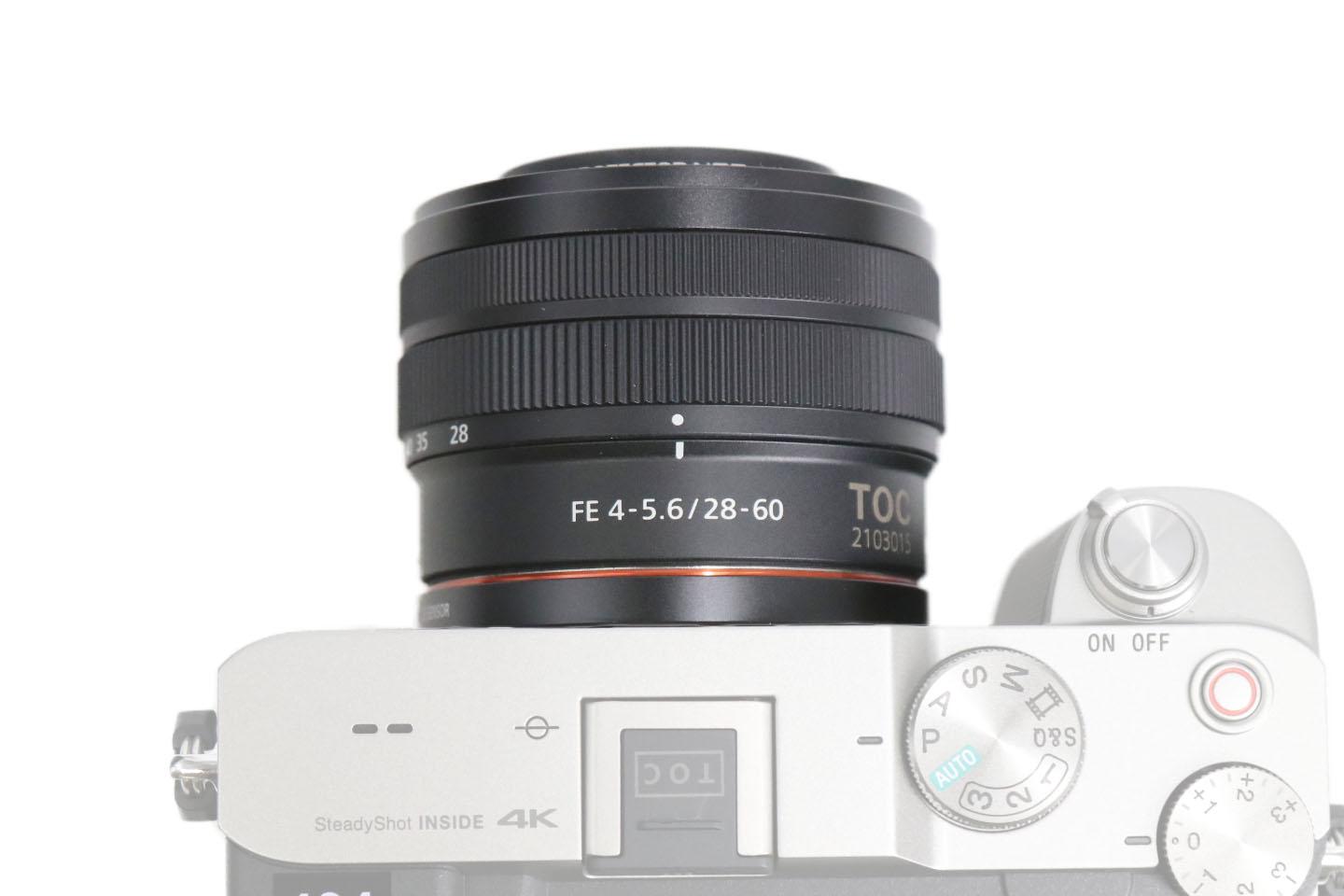 SONY FE 28-60mm F4-5.6とKenko Pro1Dプロテクター フィルター付き