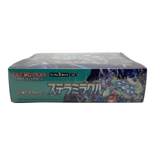 ポケモンカードステラミラクル新品未使用シュリンク付き4ホックスセット