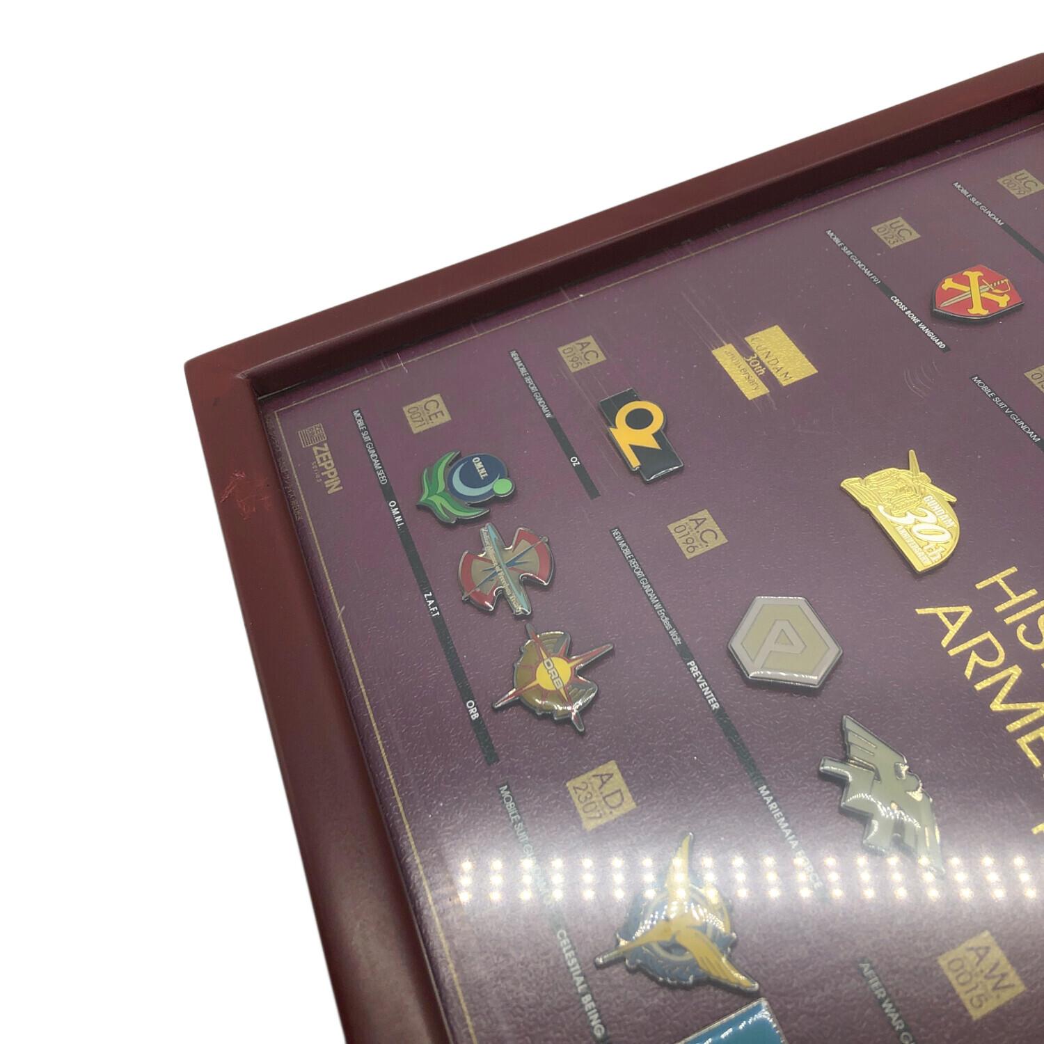 ガンダム00 ガンダム生誕30周年 ピンズセット ジオン軍の紋章も