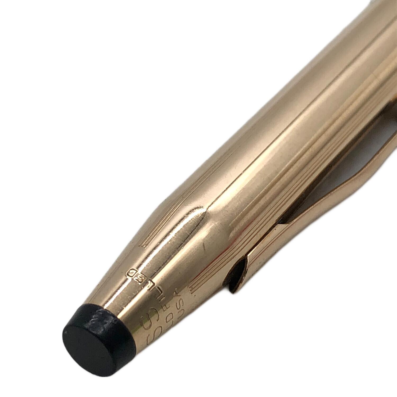 ◇クロス CROSS ボールペン 14KT GOLD 筆記体 ヴィンテージ(3