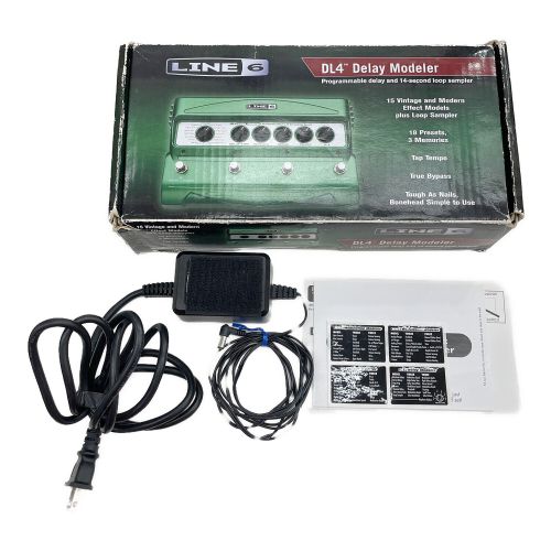LINE6 DL4 Delay Modeler 純正アダプタ 社外変換プラグ付 LINE6 dl4