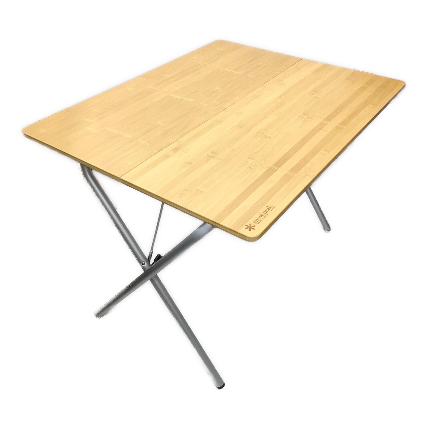 スノーピーク テーブル（フォールディングテーブルオーバル竹） Snow