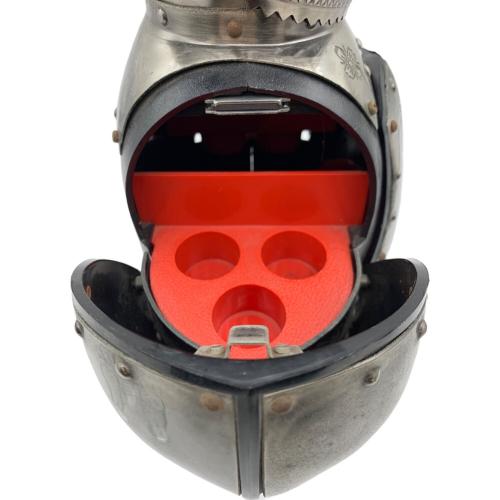 西洋甲冑ボトルケース ミニグラス付 ニッカウイスキー ヴィンテージ品