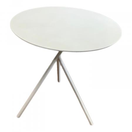 美品】ACTUS アクタス ルーナ グレージュ 円形サイドテーブル ACTUS