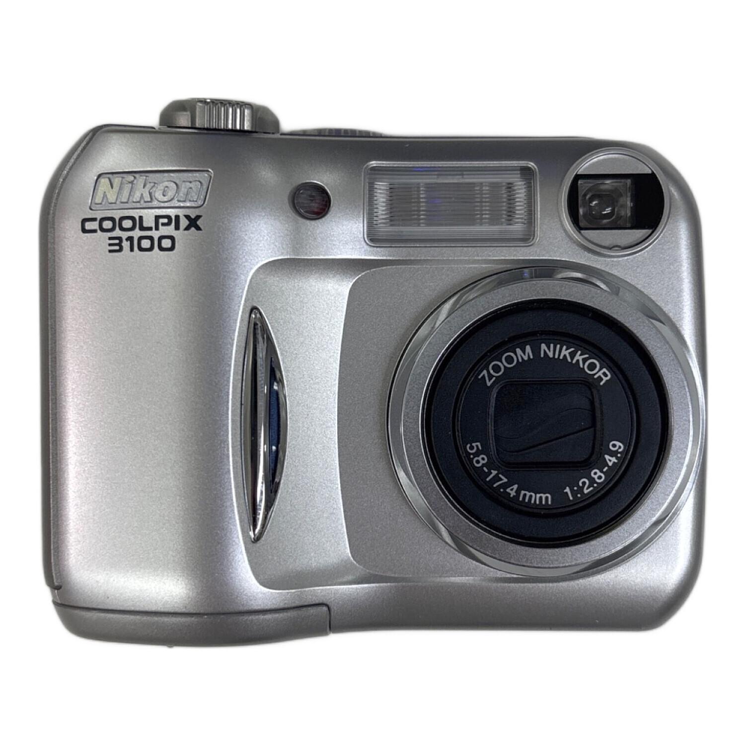 オールドコンデジ Nikon COOLPIX 3100 単3電池稼働 動作確認済み
