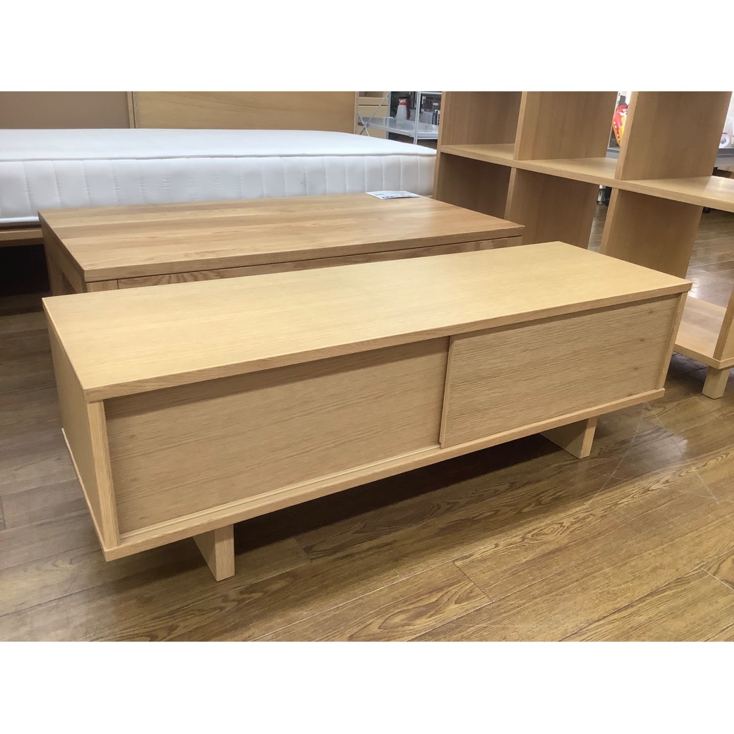 無印良品 (ムジルシリョウヒン) AVラック ナチュラル オーク材 テレビ