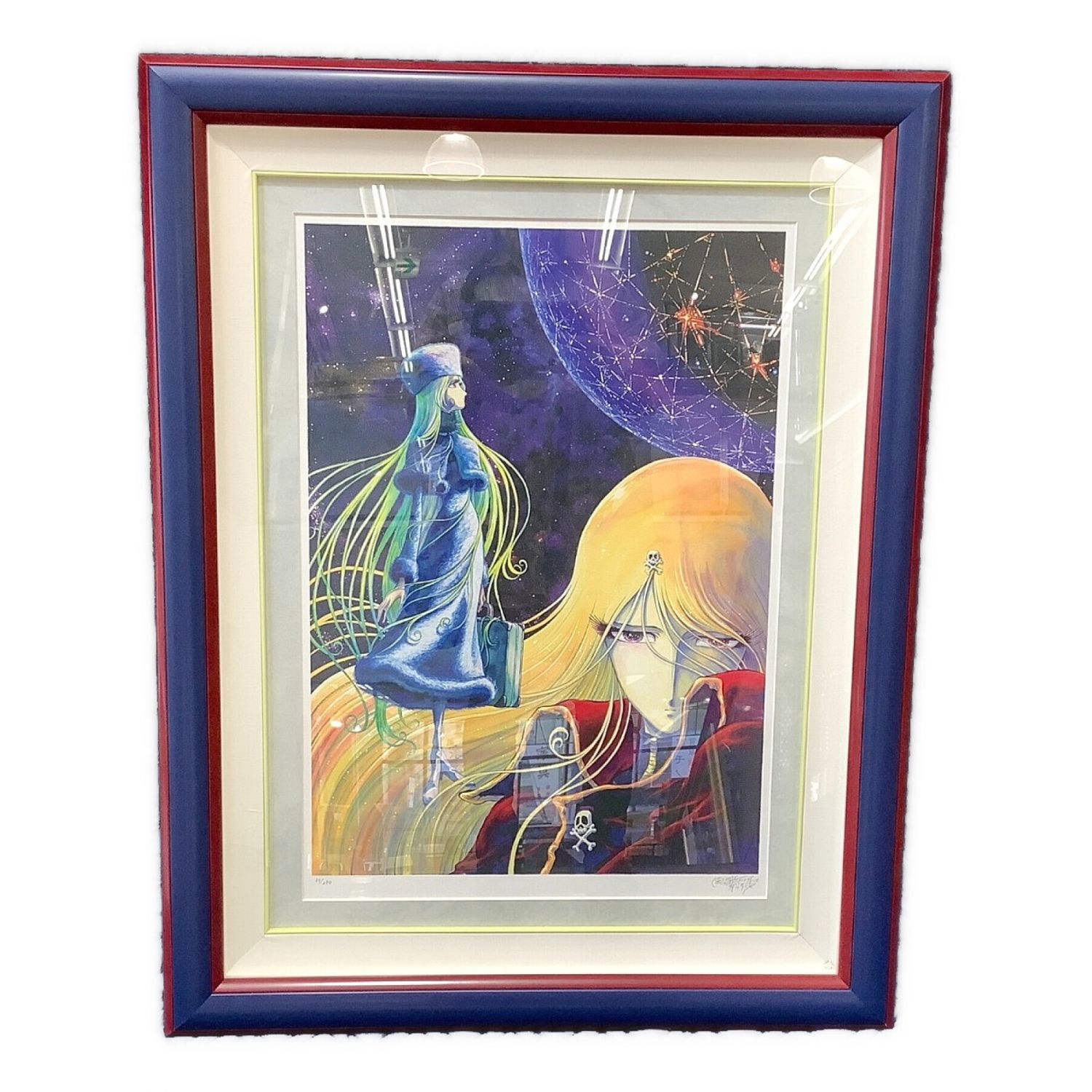 松本零士 銀河鉄道999〜メーテルレジェンド〜 シルクスクリーン版画