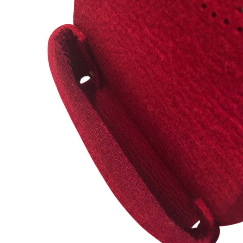 エルメス HERMES エデュイカルト トランプケース レッド フェルト ユニ